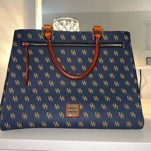 Dooney & Bourke Gretta Blue Satchel